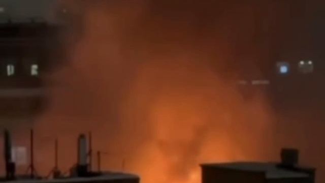 На Электрозаводе на востоке Москвы крупный пожар