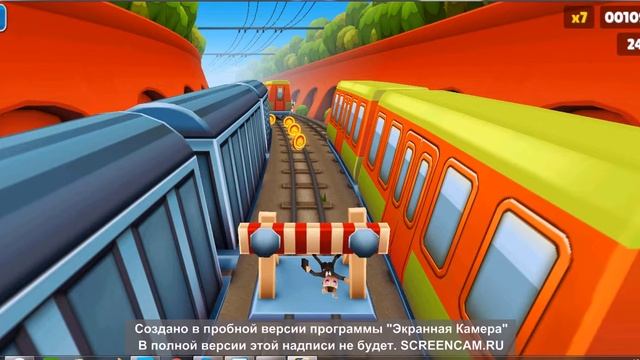 сабвей серф, на ноутбуке!!!жесть неудобное упровление смотреть онлайн