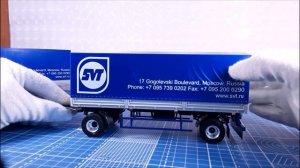 Прицеп МАЗ 83781  для  МАЗ 6312 от "Автоистории" 1:43