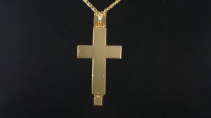 Workshop Archangel Orthodox Cross Gold Plated Pendant Zircon Enamel Clergy Bishop Vestment Cassock