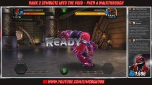 Cosmic Horror - Knull's Void - Path A - 1 - Summoned Symbiote - MCOC - Oct 2021 - Side Quest