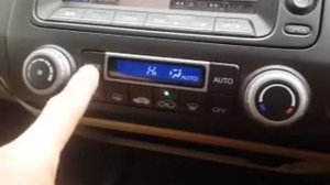 климат контроль, хода цивик 4д