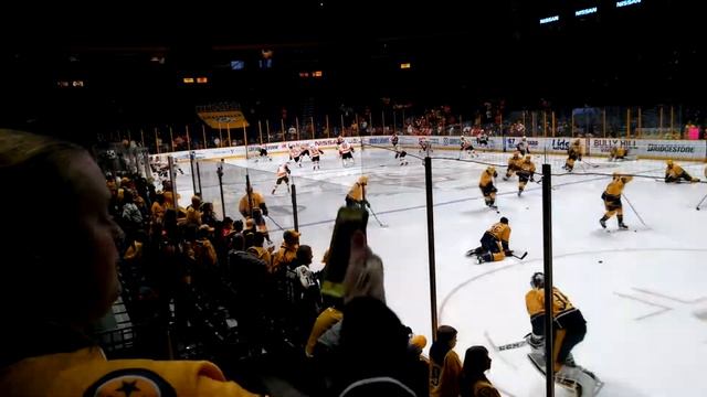 Predators heading out for Pre-Game warmups! смотреть онлайн