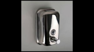 Диспенсер жидкого мыла механический 1000 мл, нержавеющая сталь