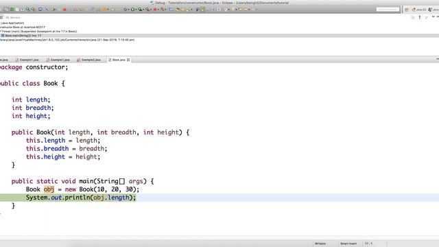 Constructor in Java Video-21