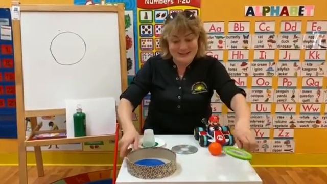 Геометрическая фигура "круг". смотреть онлайн