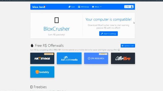 БЕСПЛАТНЫЕ РОБУКСЫ?? ТУТ!! Blox.Land смотреть онлайн