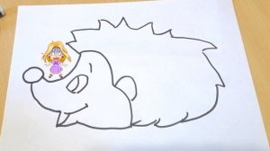 Как нарисовать ежика
