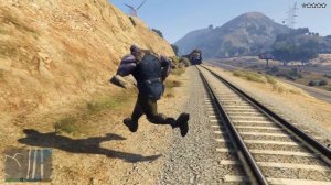 THANOS DESTROYS TRAIN w/ INFINITY - GTA 5 Mods