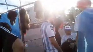 Аргентинские болельщики ОТЖИГАЮТ! Перед матчем Аргентина-Хорватия в г.Нижнем Новгороде на ЧМ 2018!