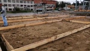 Заливка бетонной плиты