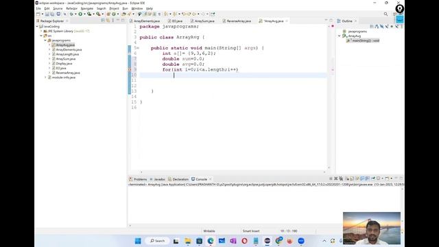 How To Find Average of an Array in JAVA || KK FUNDA || JAVA Programming смотреть онлайн