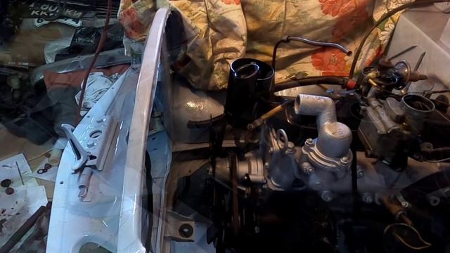 Реставрация Москвича-403ИЭ. Навожу красоту под капотом. Часть 2. смотреть онлайн