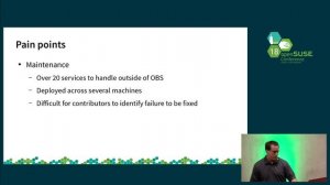 openSUSE Conference 2018 - Rethinking openSUSE release tooling and the build service