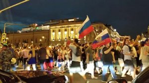 ЧМ МИРА ПО ФУТБОЛУ 2018 РОССИЯ ИСПАНИЯ 4-3 РЕАКЦИЯ БОЛЕЛЬЩИКОВ МОСКВА