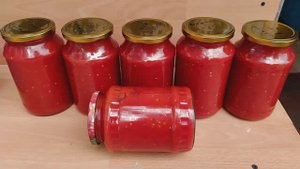 🍅🌿🍅 Домашний томат на зиму с базиликом