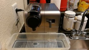 (PART2) How to use "Citric Acid" clean Nespresso De'Longhi EN550 Espresso Maker.