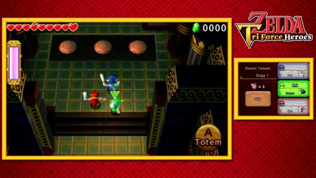 The Legend Of Zelda: Triforce Heroes | Part 14 - Gibdo Mausoleum & Desert Temple