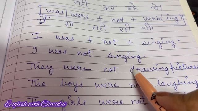 DAY 15 : Negative PAST CONTINUOUS TENSE !