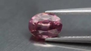 розовый циркон овальной огранки циркон гиацинт  ZC159 672 184