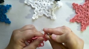 Как связать снежинку крючком. Простое и лёгкое вязание. Мастер класс.