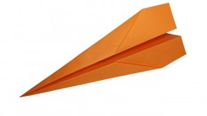 Как сделать бумажный самолетик очень просто