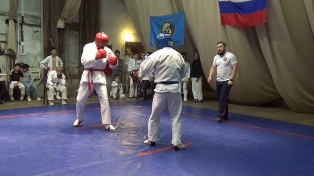 Ломтев Кирилл в красном. 1 бой. АРБ смотреть онлайн