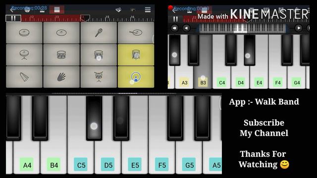 Rakesh Barot New Song | Mane Taro Prem Na Samjano Mari Jaan | Piano Cover | Walk Band App смотреть онлайн