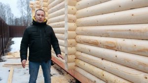 Обвязочный венец и лаги пола в сруба! Как делаем, крепления!