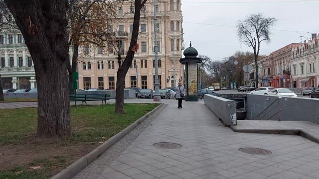 Одесса ,идём по улице Преображенской и Пастера ,19 ноября 2022 года смотреть онлайн