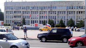 Автопробег ретро автомобилей ГАИ. Руза, 03.07.2013