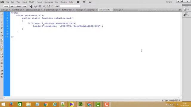 E-Commerce website in PHP in urdu | Admin panel Login Through Session and Security- PART 23