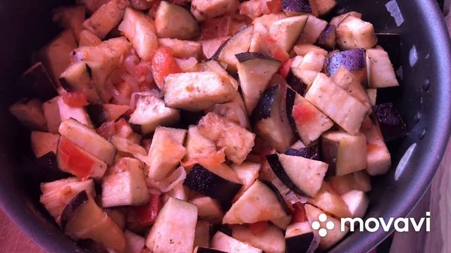 БАКЛАЖАНЫ ТУШЕНЫЕ С ПОМИДОРАМИ / ОВОЩНОЕ РАГУ смотреть онлайн