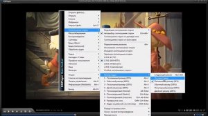 Как в КМПлеере увеличить изображение