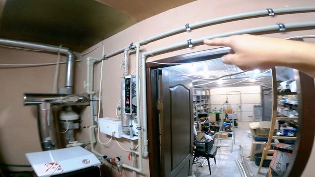 Отопление в частном доме. Котел Маяк + тепловой насос своими руками смотреть онлайн