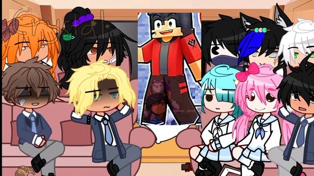 Aphmau and her friends from pdh react to Aphmau and Aaron present self Part 1