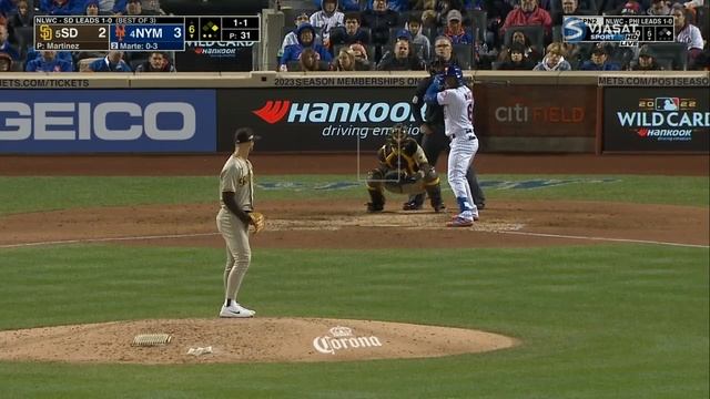 Бейсбол. Плей-офф MLB - 2022 / WC NL / 8.10.2022 /San Diego Padres @ New York Mets [Game 2] смотреть онлайн