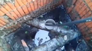 Устранение засора канализации (труба диаметр 110) в доме престарелых +7(925)378-05-25