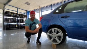 Отправка дисков Nitro 16” N20 и примерка на Лада Гранта в цвете Голубая Планета!