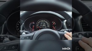 Сброс интервала прохождения ТО на приборной панели KIA Sorento Prime