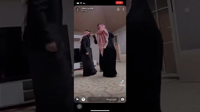 رقص احمد وبندر بن سلطان