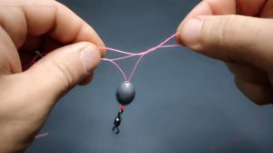 How to tie an easy, sturdy fishing rig for deep fishing - no more rigs tangling with this knot