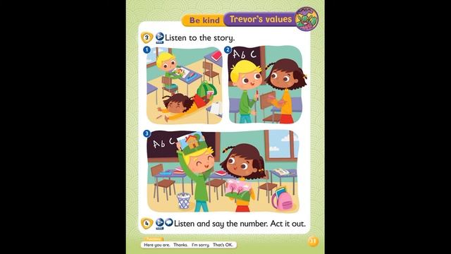 Kid's box 1, Unit 4, PB page 31, exercises 3, 4 смотреть онлайн