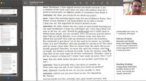 English II: Reading The Crucible Act Three Day Two