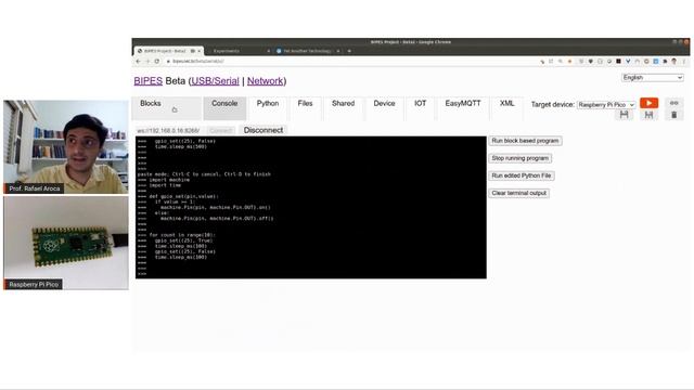 Block based programming on Raspberry Pi Pico with BIPES смотреть онлайн
