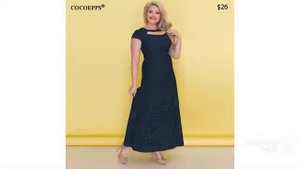 Платья с AliExpress Длинные летние кружевные платья свободного кроя большие размеры