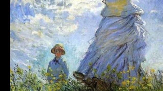 204 запольская картина клод моне прогулка
