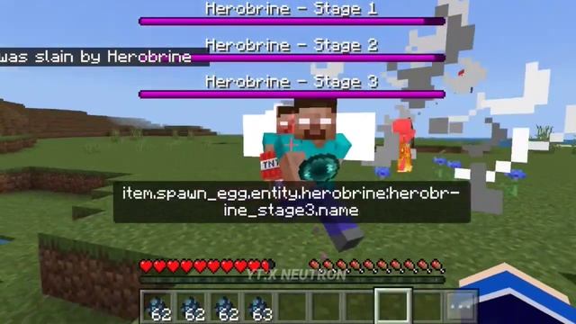 Herobrine Mod in Minecraft JAVA смотреть онлайн