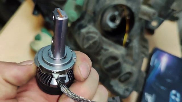 Renault Scenic 2 Установка Led ламп в ближний свет смотреть онлайн