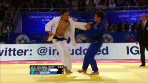 Yeldos Smetov vs Rustam Ibrayev World Judo Championships 2015 - Astana